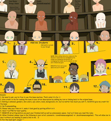 Page 4  Anime Base transparent background PNG cliparts free
