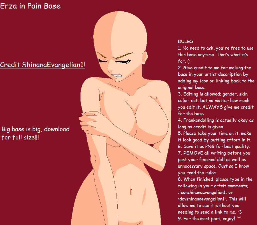 Erza in Pain Base