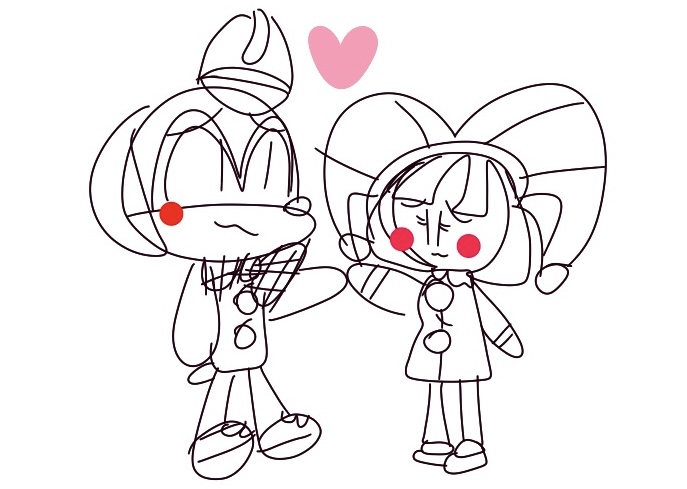 Fleegle And Pomni In Love