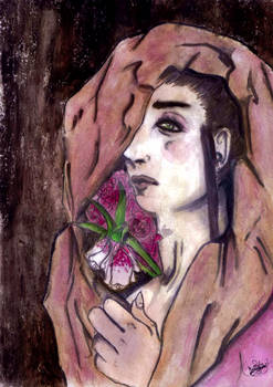 Woman With Flowers