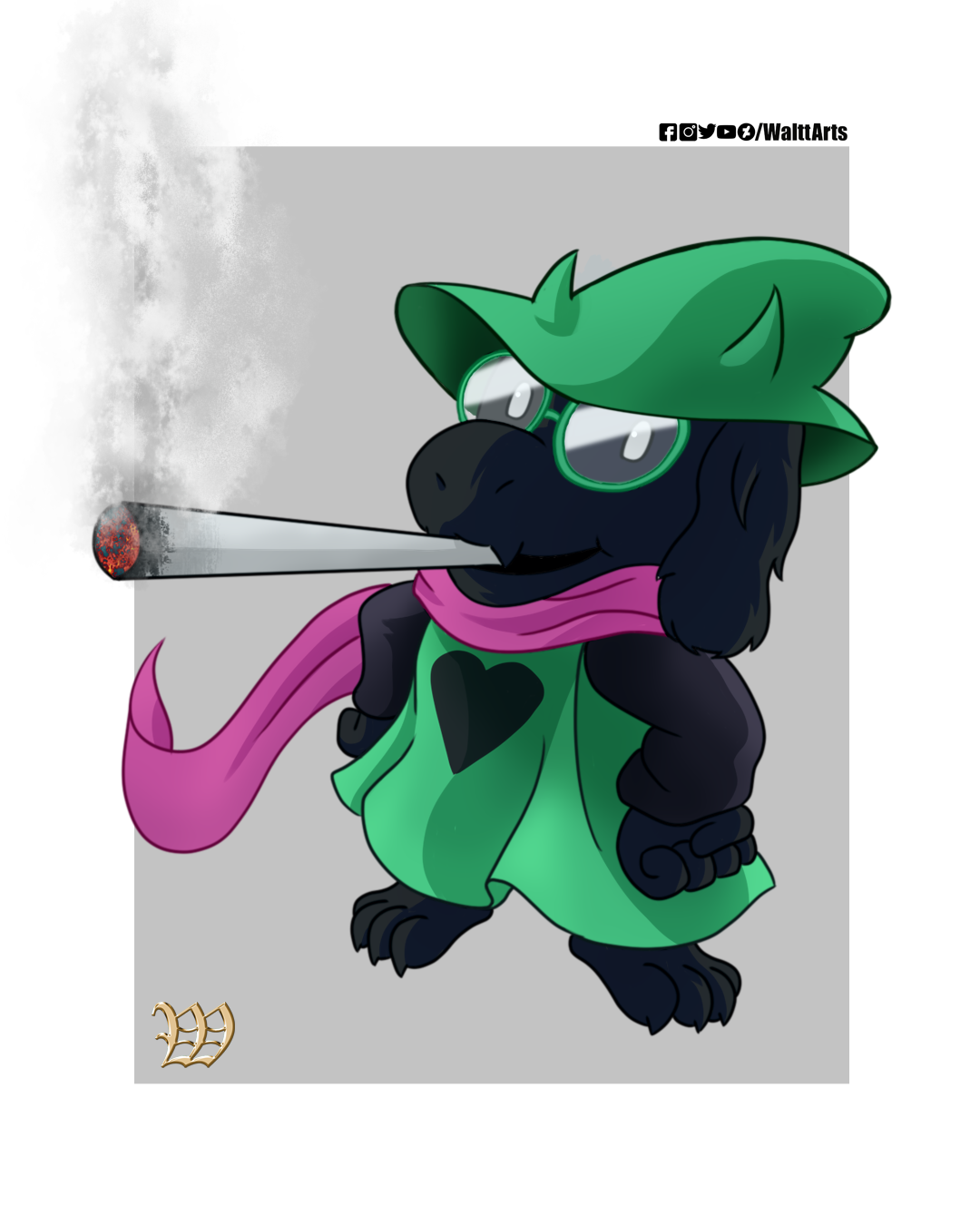Doobie Ralsei - Deltarune (Meme) Ver.2 by WalttArts on DeviantArt