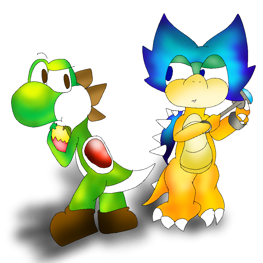 NEED TO DRAW YOSHIES AND KOOPAS MORE OFTEN