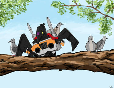 Laserbeak and His Feathered Friends