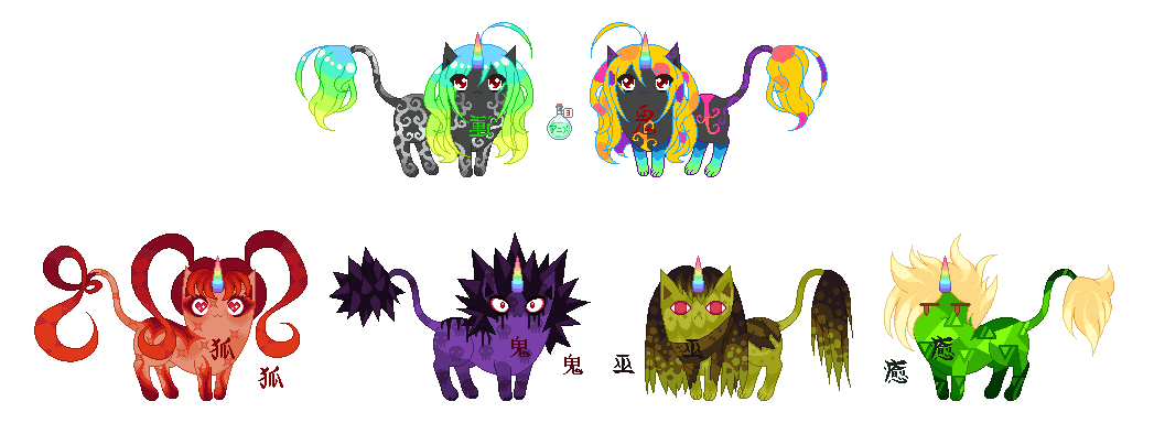 Wildcard Breeding - Anime Mutants