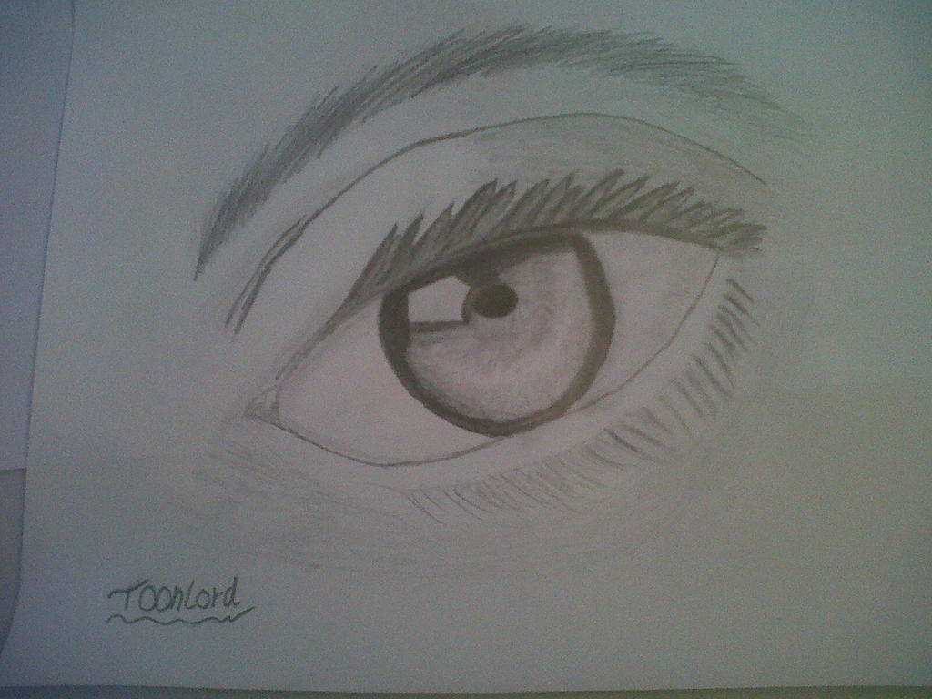 Hand Drawn Eye :) by Toonielord on DeviantArt