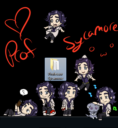 Professor Sycamore Shimeji by Kashidoodles