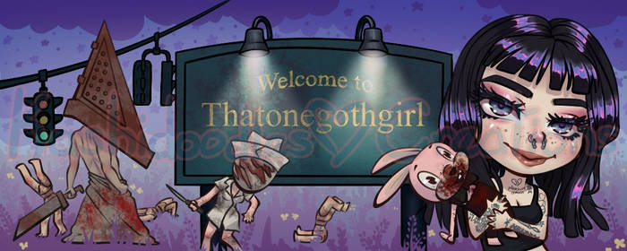 Commission Thatonegothgirl Twitch Banner