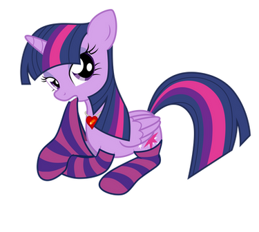 Alicorn Twilight in socks