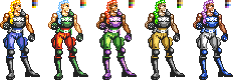 Classic Estel Aguirre and a few SoR2 palettes by E253MechaShadow on ...