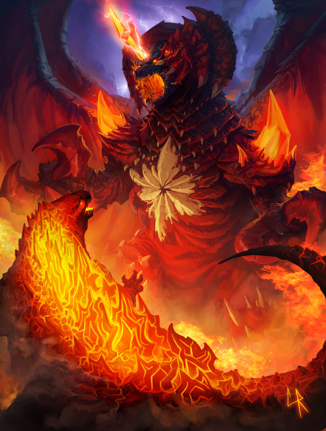 Destroydaah Red Ranger Destroyah by opARTin on DeviantArt