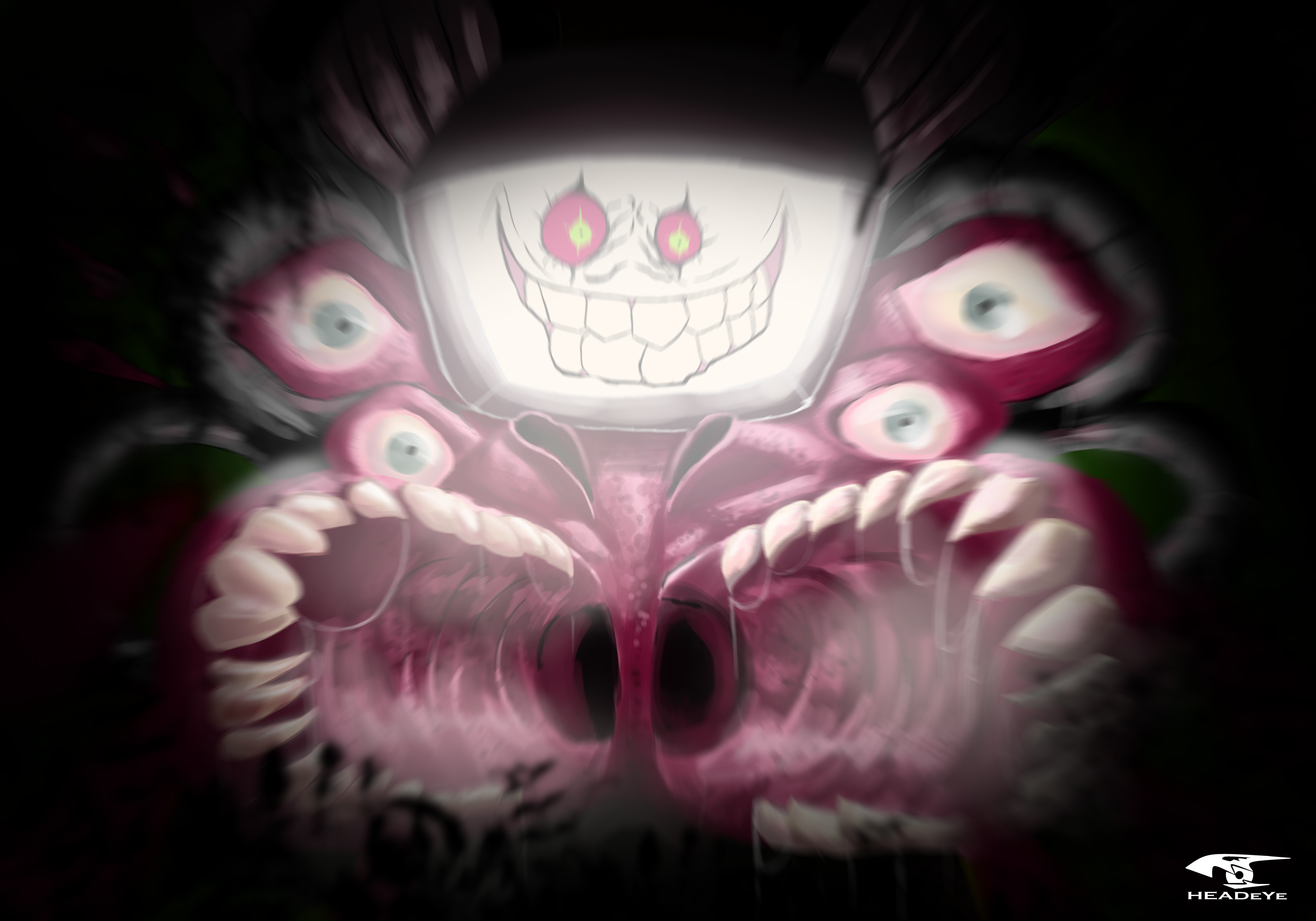 Random Omega Flowey Face by Willjago on DeviantArt