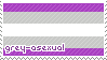 Grey-Asexual Stamp