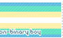 Non-Binary Boy Stamp