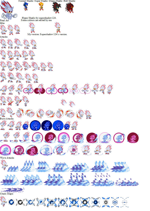 Mecha Sonic retexturized sprite sheet by jan300omega on DeviantArt