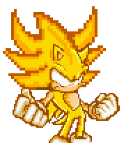 Pixilart - Super Sonic by CycloneAlt