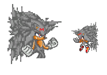 Majin sonic pixel art