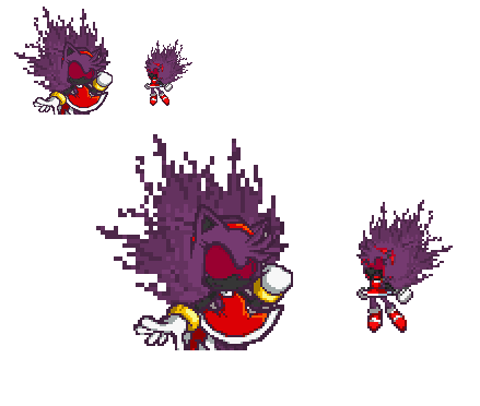 Dark Spine Sonic 7 Sprite Sheet by fnafan88888888 on DeviantArt