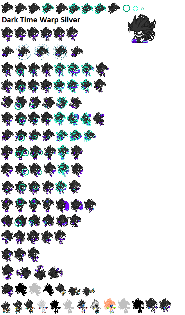 Mecha Sonic retexturized sprite sheet by jan300omega on DeviantArt