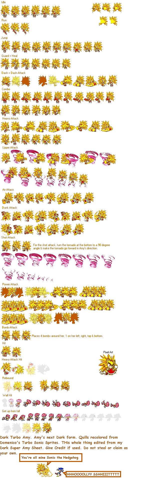 Super Tails 3 or Turbo Tails sprites sheet update by Phantom644 on  DeviantArt