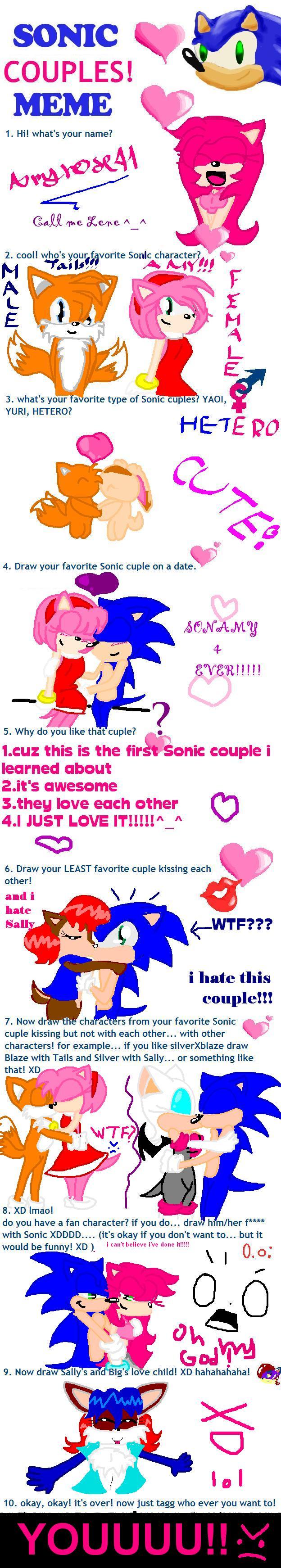 Art Sonic Couples Meme