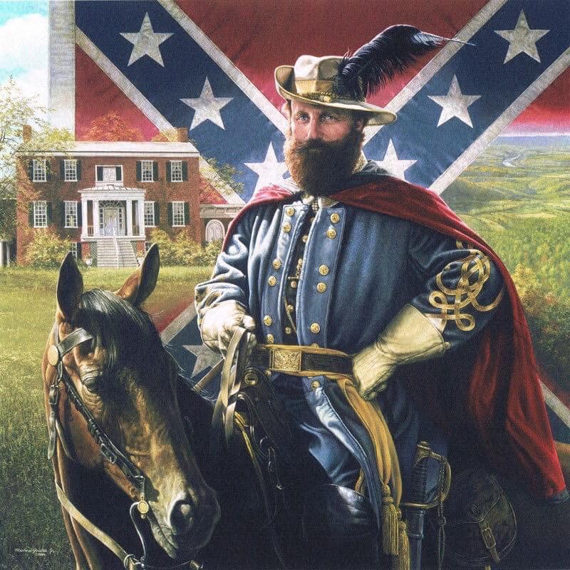 Confederate General J.E.B. Stuart. by 9mmTrilla on DeviantArt