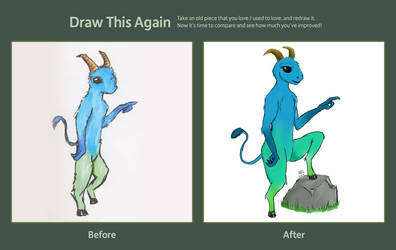 Satyr Before and After