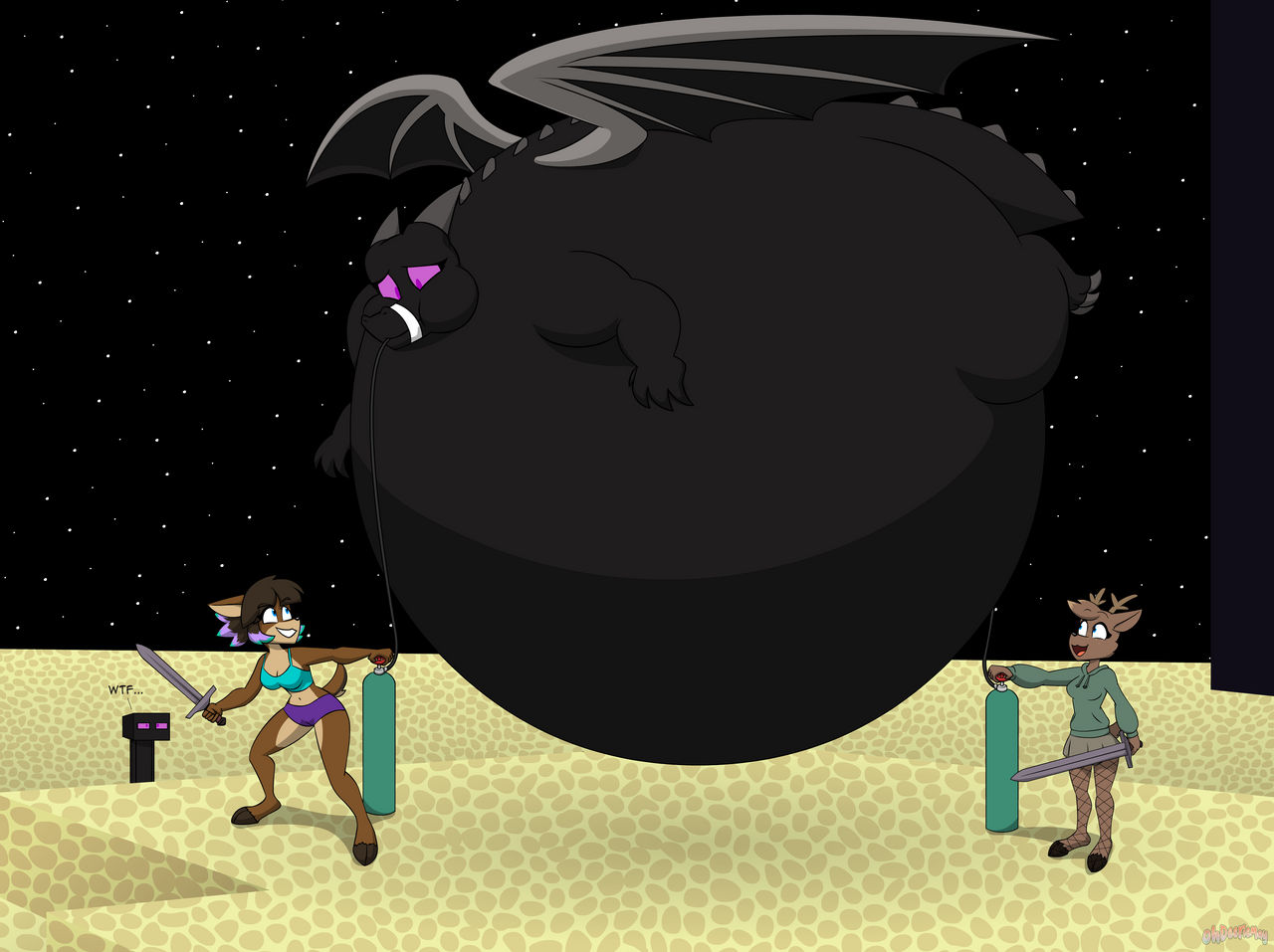 Draool Inflation COM - Ender Dragon Defeated by Inflation by OhDeerieMay on DeviantArt