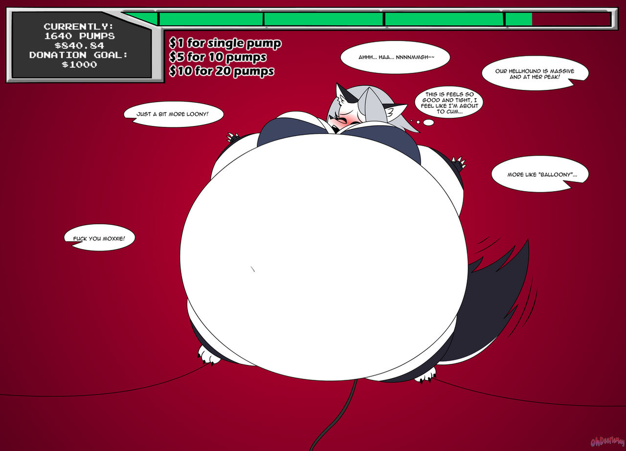 Deviantart Inflation Drive Part 3 Inflation Donation Drive - Loona 5/6 by OhDeerieMay on DeviantArt