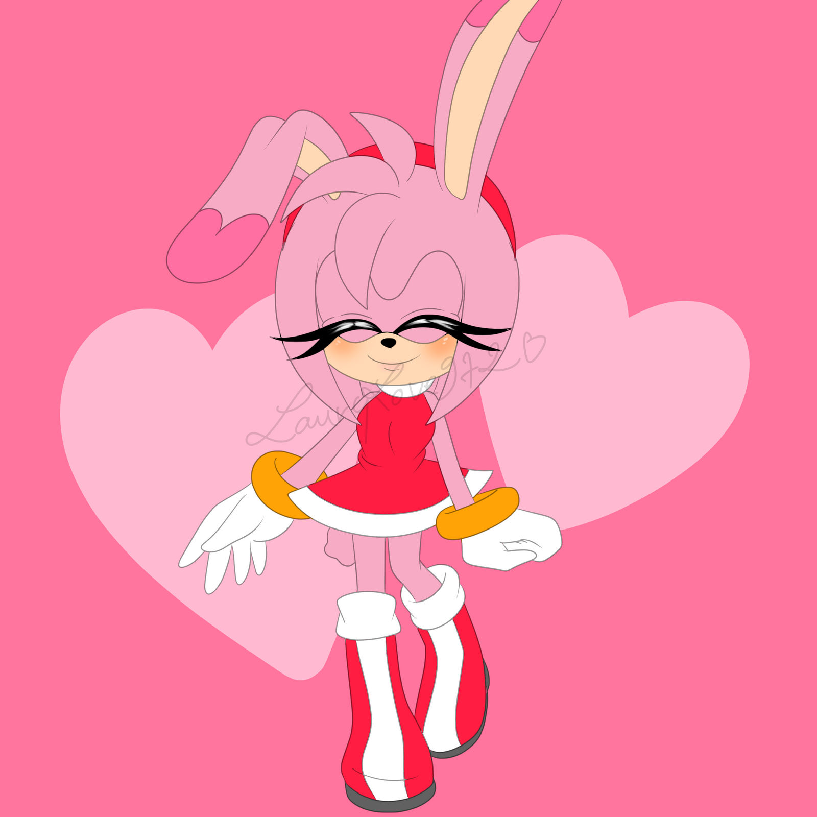 Rose The Rabbit Monkey AT: Amy Rose the Rabbit by LauryLove972 on DeviantArt