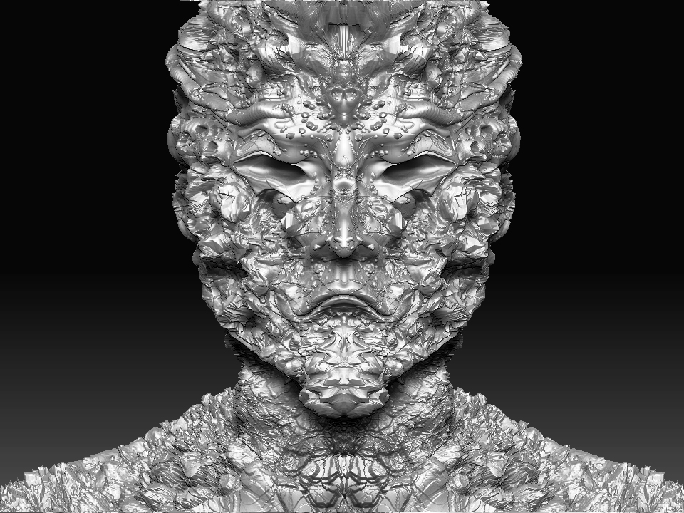 2ND ZBRUSH FACE FRONT