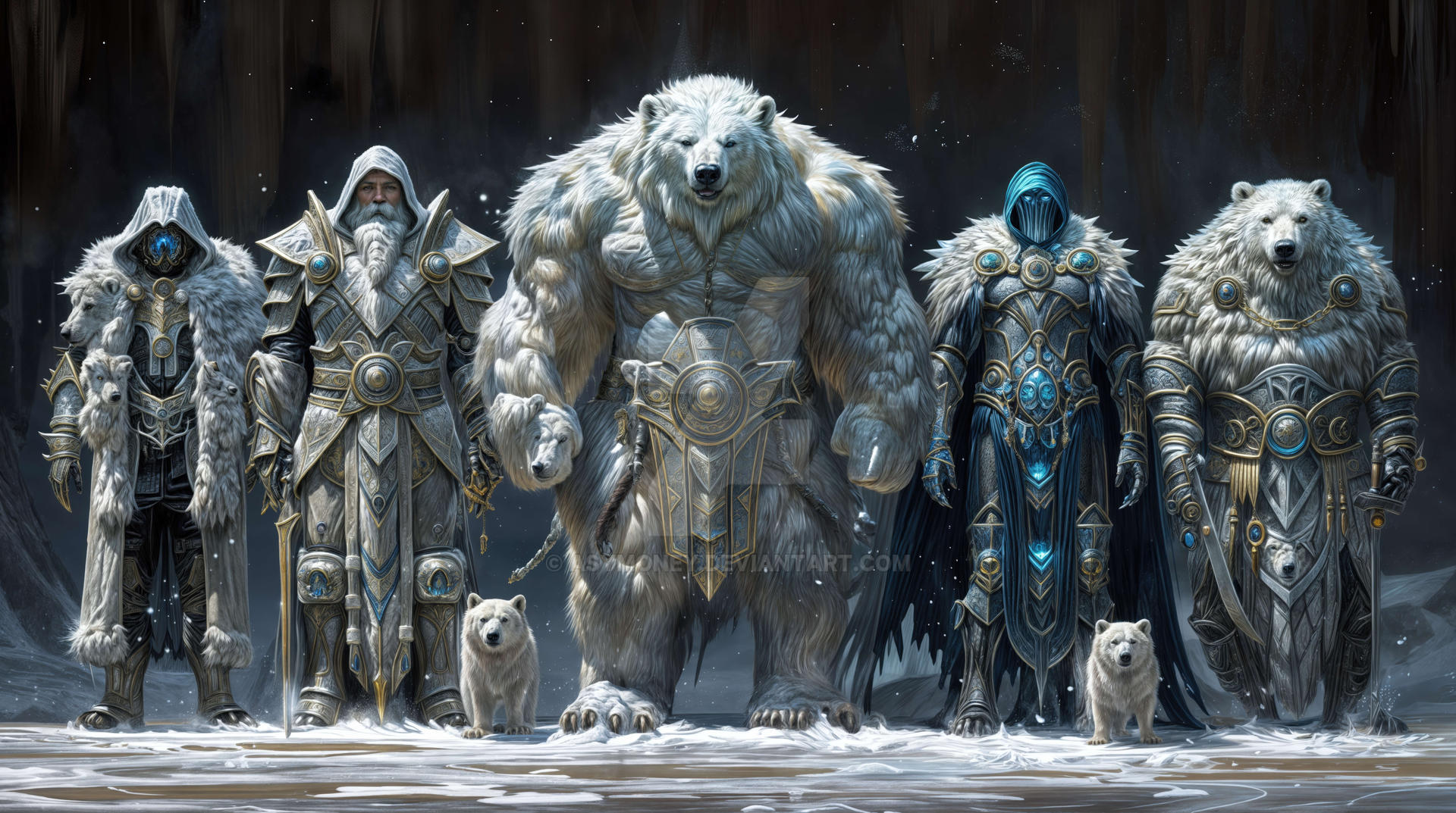 Frostbound Warriors (149Mpixels) by Asymoney on DeviantArt