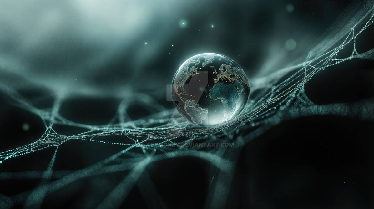 Web of digital threads by Asymoney on DeviantArt