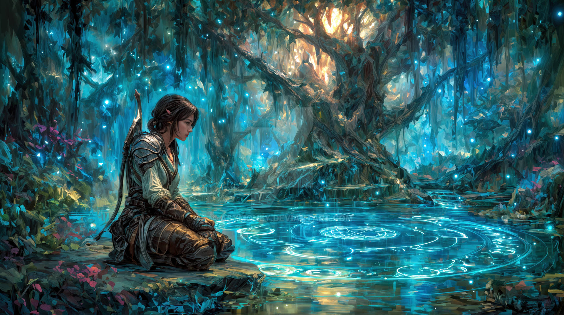 Magic Water Rune Runes on the Quiet Water by Asymoney on DeviantArt