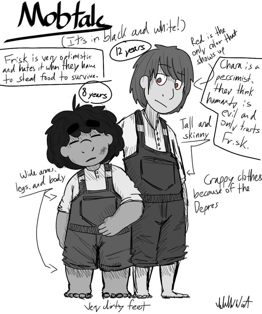 Frisk Mob Frisk and Chara mob by IzabellaWest on DeviantArt