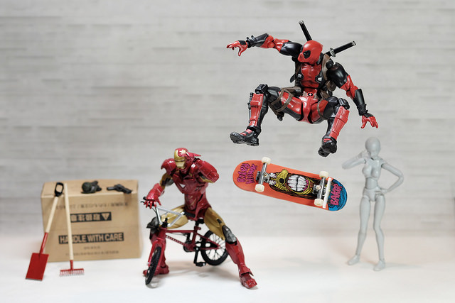 Deadpool kick flip