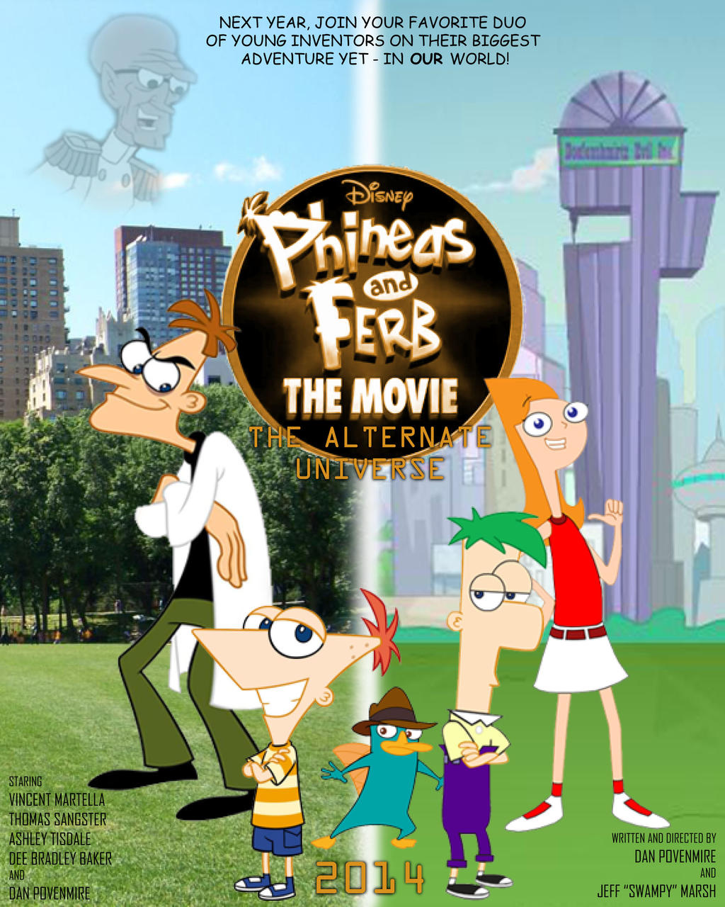 Phineas and Ferb 2014 Movie Fan-Made Poster by guitarkain on DeviantArt