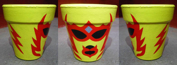 Plantpot Fray Tormenta by Azrael-Luchador