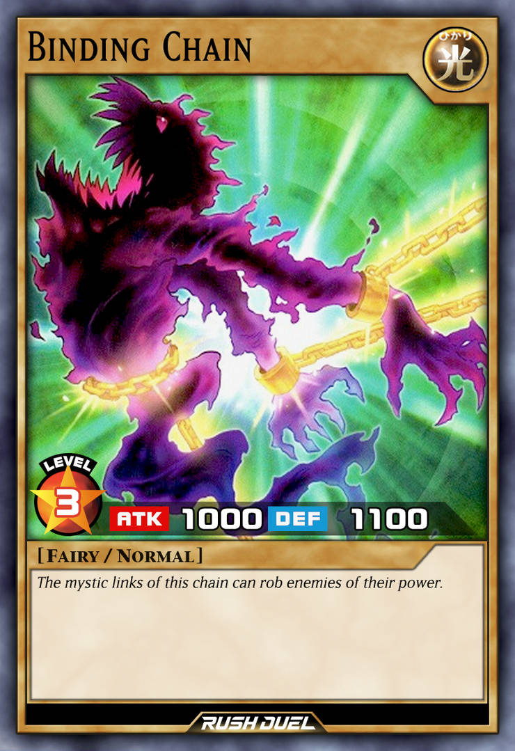 Binding Chain by EveryRushDuelCard on DeviantArt