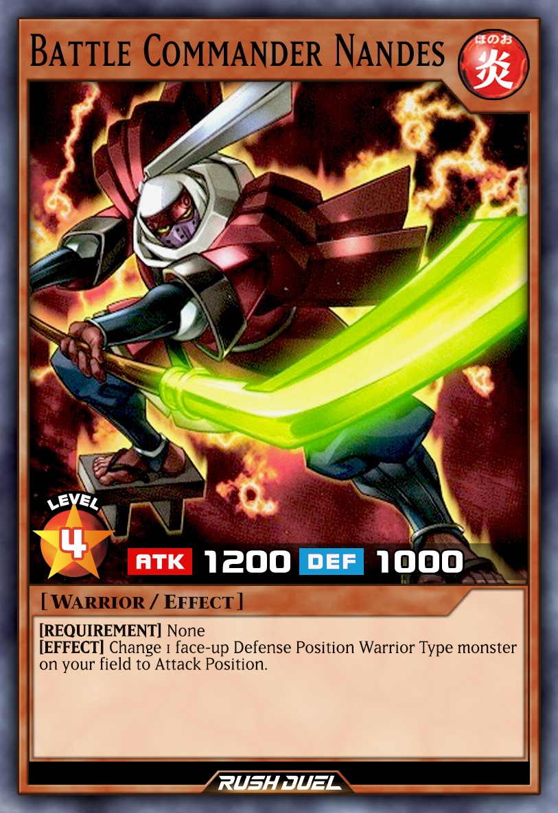 Battle Commander Nandes by Every-Rush-Duel-Card on DeviantArt