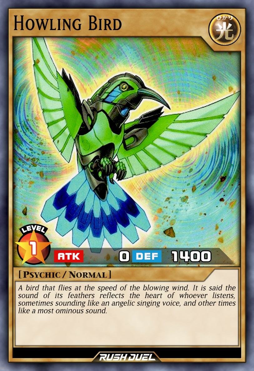 Howling Bird by Every-Rush-Duel-Card on DeviantArt