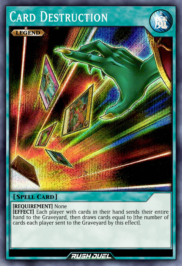 Card Destruction by EveryRushDuelCard on DeviantArt