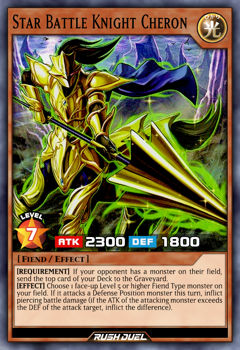 Starring Knight Star Battle Knight Cheron by Every-Rush-Duel-Card on DeviantArt