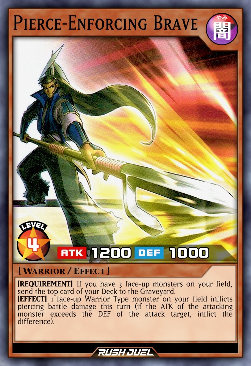 brave attack yugioh card Yugioh Brave Attack