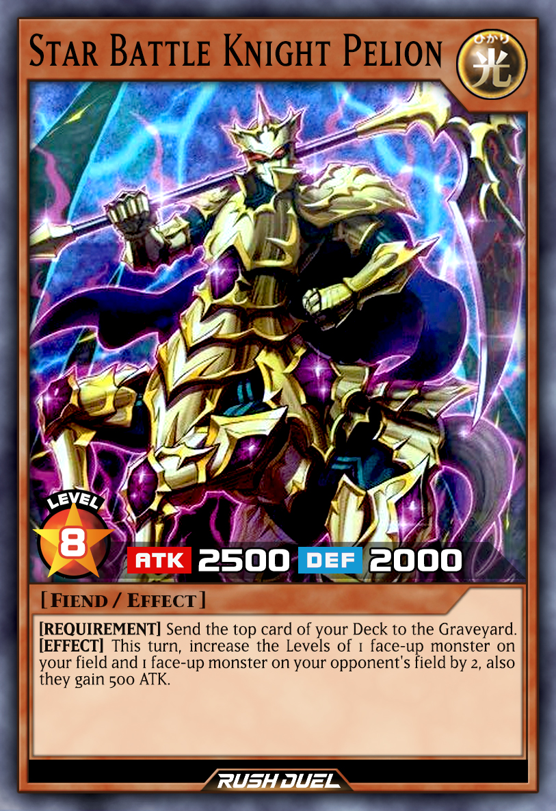 Starring Knight Star Battle Knight Pelion by Every-Rush-Duel-Card on DeviantArt