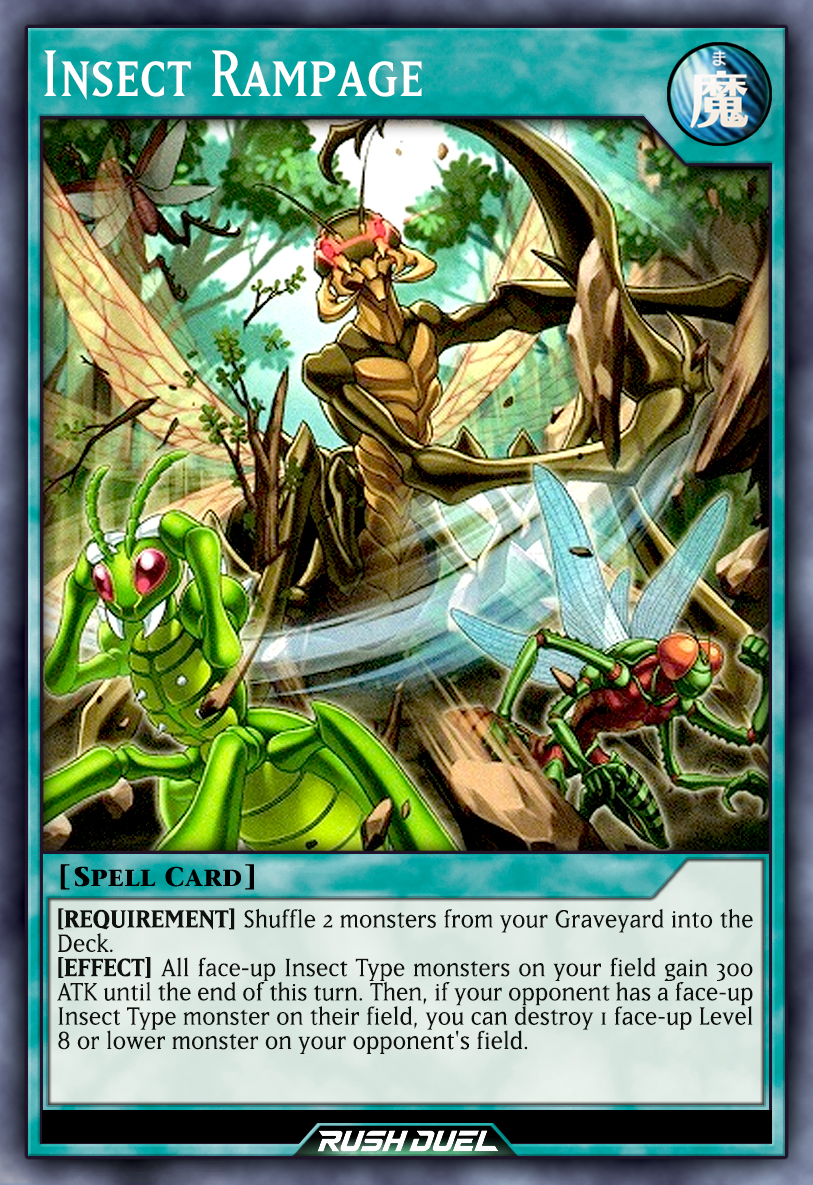 insect spell cards yugioh Ninjitsu Art of Mosquito Marching - BLCR-EN030 Ultra Rare Mint / near mint condition trading card Top 10 Insect Monsters in