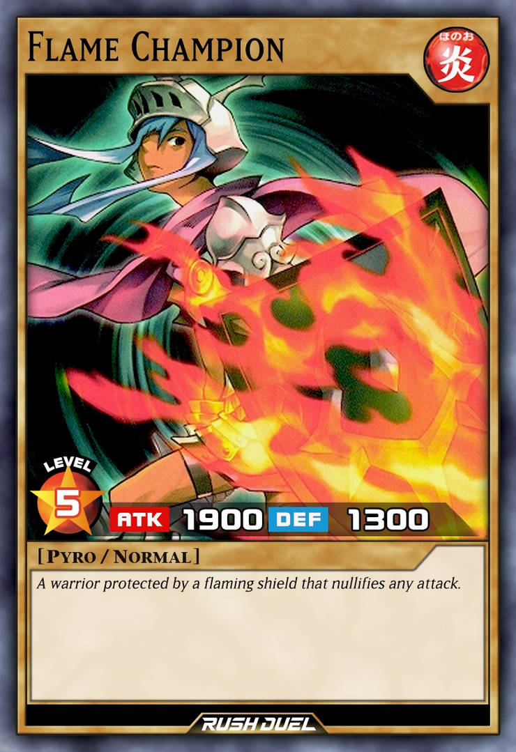 Flame Champion by Every-Rush-Duel-Card on DeviantArt