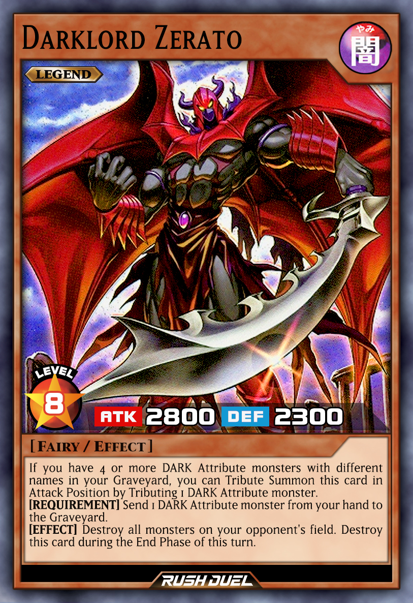 Darklord Zerato by Every-Rush-Duel-Card on DeviantArt Darklord Zerato by Every-Rush-Duel-Card on DeviantArt