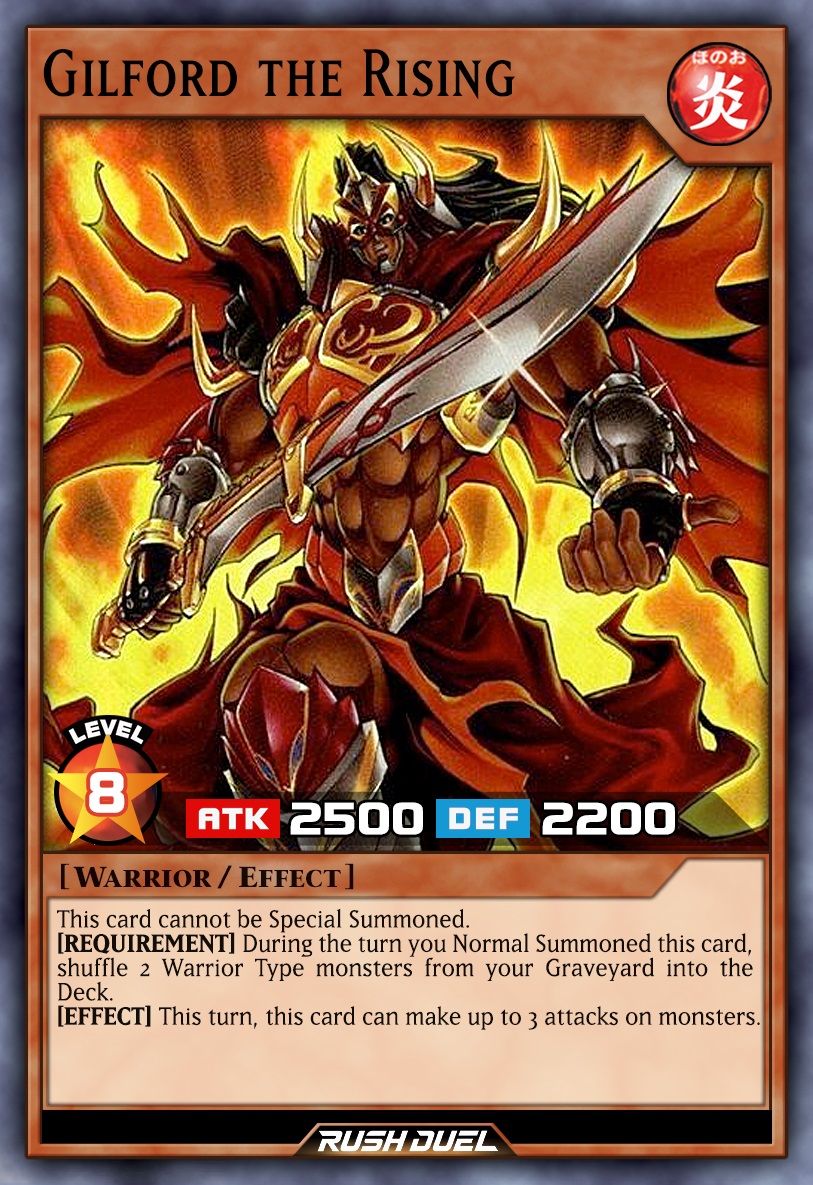 yugioh gilford the legend deck Yu-Gi-Oh! Holo SD5-EN001 2005 Yu-gi-oh! Structure Deck: Warrior's