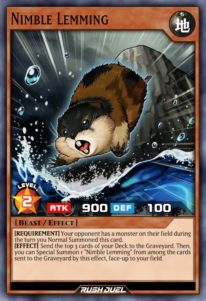 Nimble Lemming by Every-Rush-Duel-Card on DeviantArt