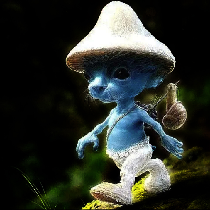 Smurf cat by NOBELx001 on DeviantArt